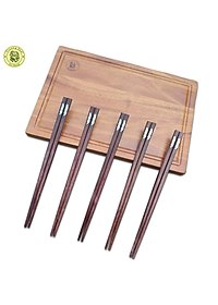 Đũa Gỗ Cẩm Lai Cẩn CAO CẤP Các Loại - Đồ Gỗ Nhà Bếp Thương Hiệu Trường Sơn (10 Đôi / Hộp)