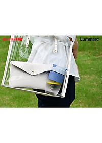 Ly Thủy Tinh Có Nắp Coffee Cup Luminarc Blue 500ML - V2209