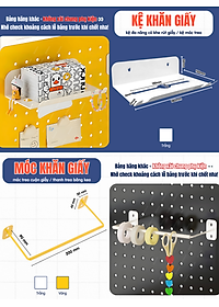 Phụ kiện hộp bút + khay đựng + kệ L ngắn + kệ L Dài + móc treo Dola Home - Phụ kiện bảng lỗ Pegboard kim loại