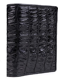 Ví nam da cá sấu đan viền gai đuôi kiểu đứng nhiều màu Huy Hoàng HT2258-2259-2260-2701