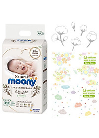 Tã dán cao cấp Moony Natural đủ size