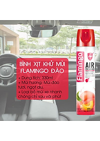  Chính Hãng - Nước Hoa Xịt Khử Mùi Hôi Ô Tô Flamingo F011 330ml