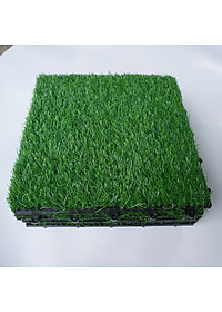 Vỉ Cỏ Nhân Tạo Thương Hiệu ANKAN, Kết Hợp Với Vỉ Gỗ Lót Sàn Để Lót Ban Công, Sân Vườn, Phòng Tập Gym, Khu Resort, Cỏ Nhân Tạo Loại Tốt, An Toàn Cho Trẻ Nhỏ, Hàng Xuất Khẩu