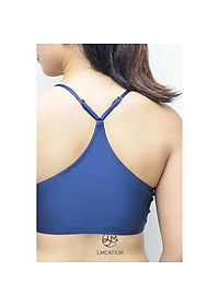 Áo bikini đa năng Gym-to-swim LMcation Krista - Xanh Đen