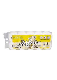 GIẤY VỆ SINH MYLAN GẤU VÀNG ALIBABA 10 CUỘN 3 LỚP
