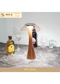 Đèn Led Để Bàn Quầy Bar Nhà Hàng Huta ET1 Cảm Ứng Tích Điện Pin Sạc Điều Chỉnh Độ Sáng, 3 Màu Sắc Ánh Sáng, Decor Trang Trí Quán Cà Phê, Lounge