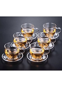 Bộ  ấm chén pha trà thủy tinh chịu nhiệt cao cấp - ANTH593