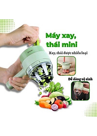 MÁY XAY TỎI, CẮT HÀNH, CẮT RAU CỦ CẦM TAY TIỆN DỤNG