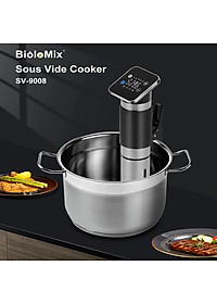 Máy nấu chậm Sous Vide BioloMix SV-9008 kết nối Wifi, công suất 1300W-Hàng chính hãng