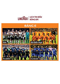 Lịch thi đấu bóng đá World Cup 2026 ( Kích thước 86 cm X 65 cm) chữ to, nhìn rõ