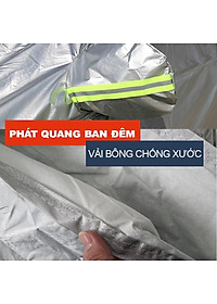 Bạt phủ xe ô tô Kia Morning  chất liệu vải dù oxford cao cấp, áo trùm xe ô tô 5 chỗ , bạc phủ trùm bảo vệ che nắng