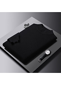 Áo len nam cổ cao 3cm hàng quảng châu vải len mềm mịn kiểu dáng hàn quốc