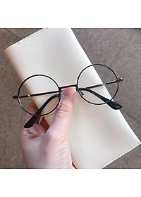 Gọng Kính Nam Nữ Mắt tròn nhỏ mini Kim Loại - Có thể thay tròng cận/viễn/loạn