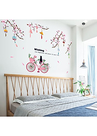 Decal giấy dán tường Wishing SK9357