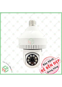 (Báo Cháy) Camera Báo Khói Dạng Bóng Đèn KhoNCC Hàng Chính Hãng - Cho Ngôi Nhà Bạn An Toàn Hơn - KLM-CBKBD-HY221