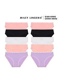 Combo 10 Quần Lót Nữ Thun Lạnh Trơn Comfort Miley Lingerie BMS - Giao màu ngẫu nhiên