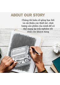 Tai Nghe Bluetooth True Wireless AMOI F9 Cảm Ứng Vân Tay, Nâng Cấp Dock Sạc có Led Báo Pin Kép - Hàng Nhập Khẩu