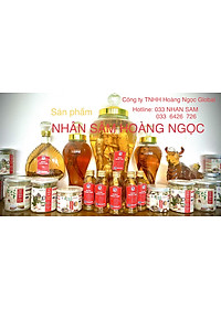 [Date xa] Trà nhân sâm hũ 100g - Hoang Ngoc Global