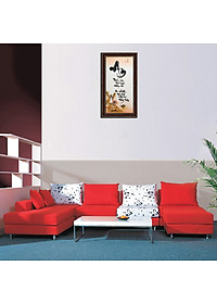 Tranh thư pháp Chữ An (38 x 68 cm) Thế Giới Tranh Đẹp