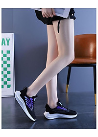 Giày thể thao nữ, giày chạy bộ đế êm nhẹ, thoáng khí đế cao su đúc, chống trơn trượt hạn chế mòn  – GNU2089