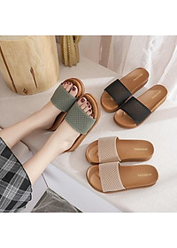 Dép lê nữ quai ngang WOOOHU êm thoáng
