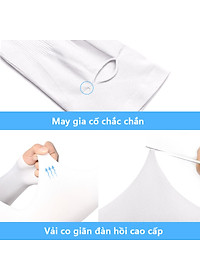 Găng tay xỏ ngón chống nắng Rhino S101, tất tay nam nữ, chống tia UV, chống bụi, Hàng chính hãng