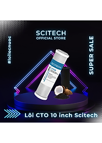 Lõi lọc nước số 3 CTO 10 inch dùng trong máy lọc nước RO, bộ lọc thô - Hàng chính hãng