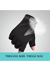 Găng Tay Đi Phượt Hở Ngón 5.11 U890, Găng Tay Phượt, Tập Gym, Thể Thao Đa Năng  - HÀNG CHÍNH HÃNG