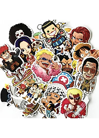 Decal dán tường trang trí các nhân vật hoạt hình sticker trong One Piece (Đảo Hải Tặc) - Hàng Chính Hãng