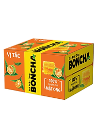 Thùng 24 Chai Trà Mật Ong vị Tắc BONCHA 450ml bao bì Tết