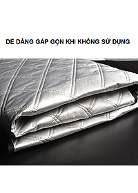 Tấm bạt che nắng kính lái xe ô tô có tai chụp gương chiếu hậu 2 bên A551