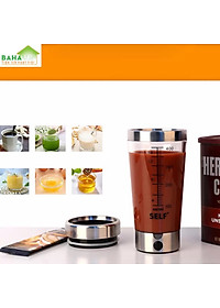 CỐC KHUẤY TỰ ĐỘNG PHA SỮA, CAFE, BỘT PROTEIN… THAY CỐC LẮC CỐC TRỘN "BAHAMAR" Sử dụng đơn giản, chỉ cần nhấn nút nguồn trên động cơ để trộn, thêm bột và chờ 30 giây.