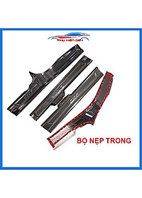 Bộ nẹp bước chân trong ngoài vân Cacbon xe City 2021 chống trầy làm đẹp ô tô