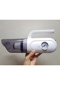 Máy Hút Bụi Và Bơm Lốp Ô Tô - Công Suất 120W 4 in 1 Bơm/Hút/Đèn Chiếu Sáng/Đồng Hồ Đo Áp Suất Lốp - K1074
