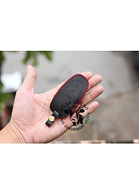 Bao da dành cho chìa khoá Hyundai SantaFe 2021 2022 FL handmade da thật 011