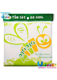 [Combo 10 gói] Tấm lót Mama, Lót Phân Xu họa tiết vui nhộn sơ sinh cho bé Mama (30 tờ/túi x 10 )