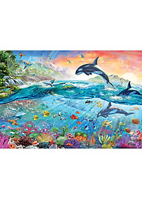 Bộ Tranh Xếp Hình Minh Châu 330 Mảnh – Đại Dương Rực Rỡ (Kích Thước 30x44cm)