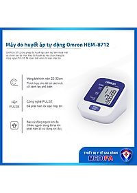 Máy Đo Huyết Áp Omron Hem-8712 ( Nhật Bản )