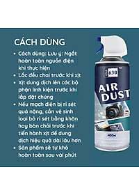 Chai xịt vệ sinh máy ảnh, bàn phím, bo mạch máy tính 450ML- Bình xịt khí nén đa năng dùng cho máy quay, ống kính, điện thoại...- Hàng nhập khẩu