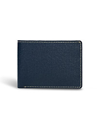 Ví nam, bóp nam da bò Saffiano Bụi Leather V128 - Bảo hành 12 tháng