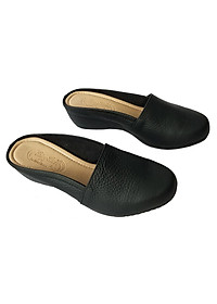 Dép Sục Nữ Da Bò Thật BIGGBEN Cao 5 phân SBN42