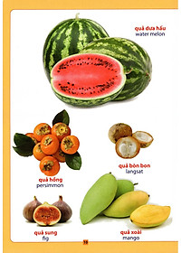 Sách Từ Điển Bằng Hình - Hoa, Quả, Rau, Củ