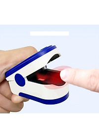 Máy đo huyết áp kẹp ngón tay + spo2 nhịp tim - Máy đo nồng độ oxy trong máu cầm tay cho kết quả đo nhanh chính xác