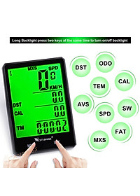 Đồng Hồ Tốc Độ Không Dây Cho Xe Đạp Leo Núi