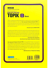 Sách Cẩm Nang Luyện Thi Năng Lực Tiếng Hàn TOPIK I Basic (Kèm file nghe)