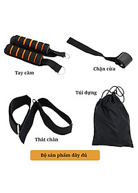 Bộ Dây Cao Su Đàn Hồi Ngũ Sắc Tập Gym Tại Nhà Móc To (Tặng kèm Kìm Bóp Cơ Tay) Bộ Dây Kháng Lực Tập Thể Hình Ngẫu Nhiên Dành Cho Mọi Đối Tượng Dễ Dàng Sử Dụng Có Hướng Dẫn Đi Kèm
