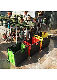 Thùng đựng nhựa/ hộp đừng đồ kéo dã ngoại cốp ô tô