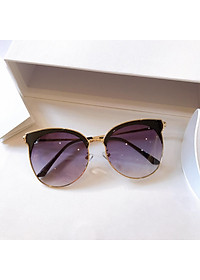 Kính râm Mắt mèo Kim loại gọng nhẹ thời trang cho nữ