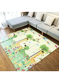 Thảm Trải Sàn Cho Bé Xốp XPE 2 Mặt Phủ Silicone Hàn Quốc Mẫu Đẹp Chống Thấm, Chống Va Đập Trơn Trượt-1m8*2m Hàng Chính Hãng MINIIN
