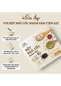 Bột ngũ cốc nhân sâm Goce - 180g (18 gói x 10g)
